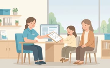 負担限度額認定とは｜施設の食費・居住費が軽くなる「補足給付」を表すイラスト