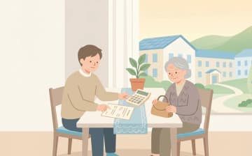 費用情報で確認すべき注意点を表すイラスト