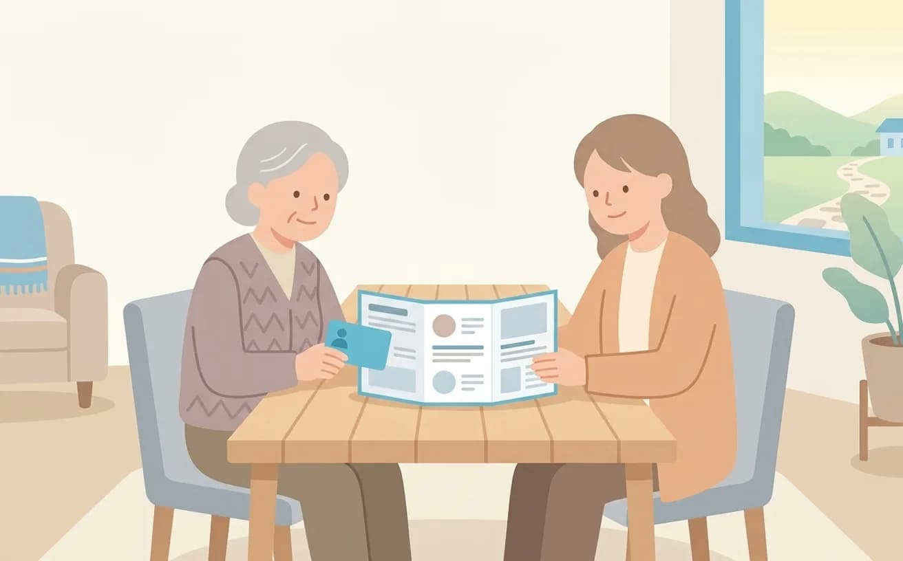 介護保険制度の基礎を表すイラスト