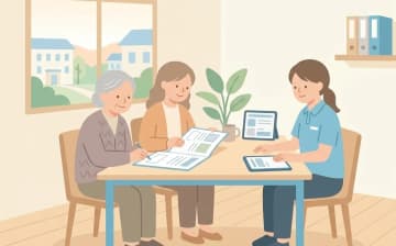 身元引受人と身元保証人の違い｜施設契約前に確認したいことを表すイラスト
