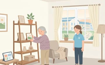 性格やこだわりに合う施設の探し方｜本人の希望を言葉にして確認するを表すイラスト