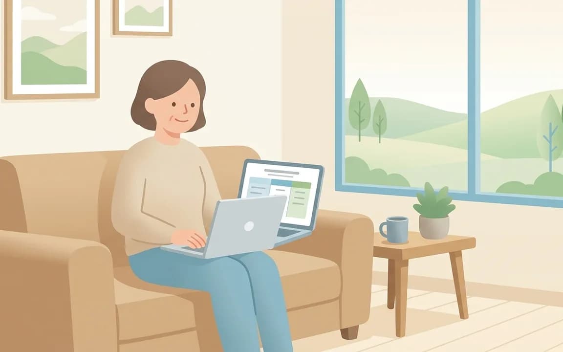 急ぎの入居先を整理できましたのイメージイラスト